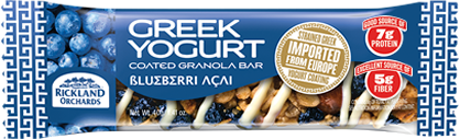 blueberry açai greek yogurt garanola bar