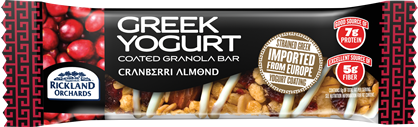 cranberry almond greek yogurt garanola bar