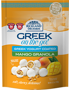 mango granola greek yogurt bites