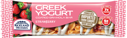 strawberry  greek yogurt garanola bar